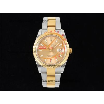 Datejust 41 126333 SA3235 Automatic Mens Watch Best Edition DIWF SS/YG Gold Stick Dial 904L SS Oyster Bracelet