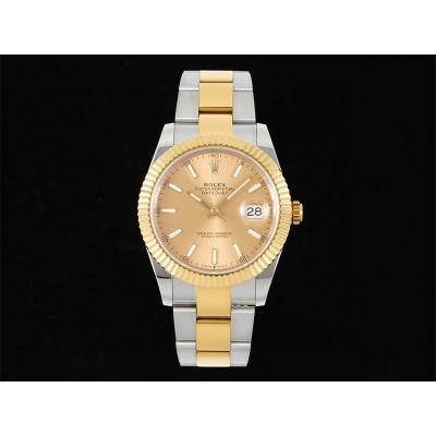 Datejust 41 126333 SA3235 Automatic Mens Watch Best Edition DIWF SS/YG Gold Stick Dial 904L SS Oyster Bracelet