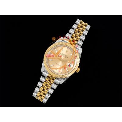 Datejust 41 126333 SA3235 Automatic Mens Watch Best Edition DIWF SS/YG Gold Stick Dial  904L SS Jubilee Bracelet