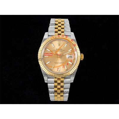 Datejust 41 126333 SA3235 Automatic Mens Watch Best Edition DIWF SS/YG Gold Stick Dial  904L SS Jubilee Bracelet