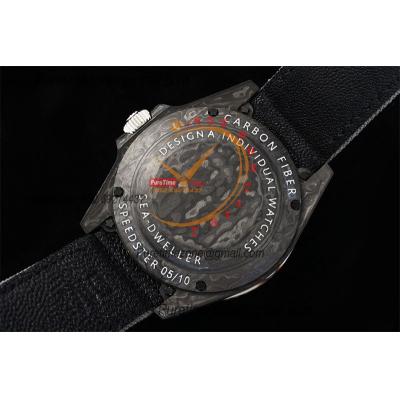 Sea Dweller 43mm Carbon Stone Gray A3235 Automatic Mens Watch Best Edition DIWF Gray Dial Nylon Strap