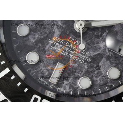 Sea Dweller 43mm Carbon Stone Gray A3235 Automatic Mens Watch Best Edition DIWF Gray Dial Nylon Strap