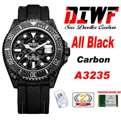 Sea Dweller 43mm Carbon All balck A3235 Automatic ...