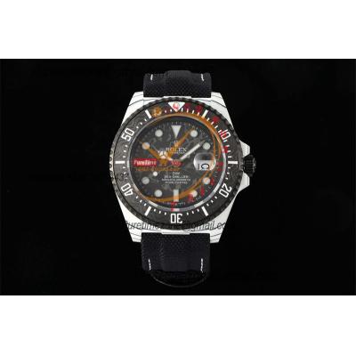 Sea Dweller 43mm Carbon Lrbis A3235 Automatic Mens Watch Best Edition DIWF Black Dial Nylon Strap