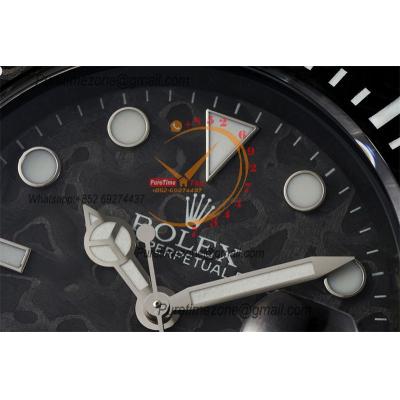 Sea Dweller 43mm Carbon Lrbis A3235 Automatic Mens Watch Best Edition DIWF Black Dial Nylon Strap