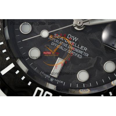 Sea Dweller 43mm Carbon Lrbis A3235 Automatic Mens Watch Best Edition DIWF Black Dial Nylon Strap