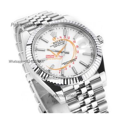 Datejust 41 126334 DD3235 Automatic Mens Watch Best Edition DDF White Stick Dial 904L SS Jubilee Bracelet