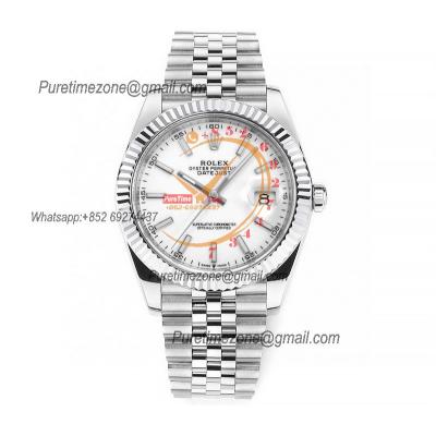 Datejust 41 126334 DD3235 Automatic Mens Watch Best Edition DDF White Stick Dial 904L SS Jubilee Bracelet