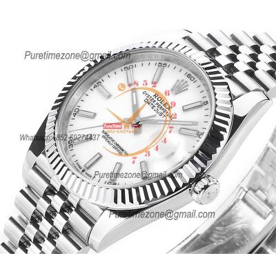 Datejust 41 126334 DD3235 Automatic Mens Watch Best Edition DDF White Stick Dial 904L SS Jubilee Bracelet