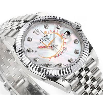 Datejust 41 126334 DD3235 Automatic Mens Watch Best Edition DDF MOP Diamonds Dial 904L SS Jubilee Bracelet