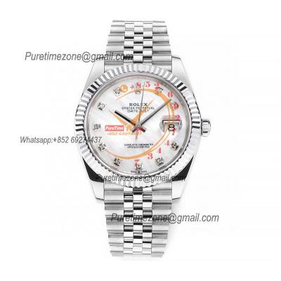 Datejust 41 126334 DD3235 Automatic Mens Watch Best Edition DDF MOP Diamonds Dial 904L SS Jubilee Bracelet