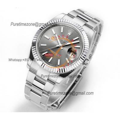 Datejust 41 126334 DD3235 Automatic Mens Watch Best Edition DDF Gray Stick Dial 904L SS Oyster Bracelet