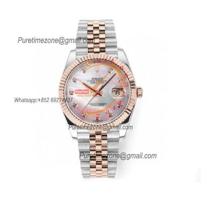 Datejust 41 126331 DD3235 Automatic Mens Watch Best Edition DDF SS/RG MOP Diamonds Dial 904L SS Jubilee Bracelet