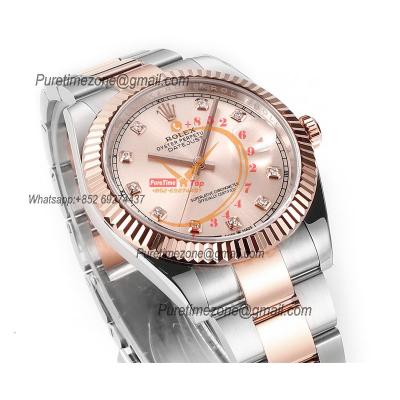 Datejust 41 126331 DD3235 Automatic Mens Watch Best Edition DDF SS/RG Gold Diamonds Dial 904L SS Oyster Bracelet