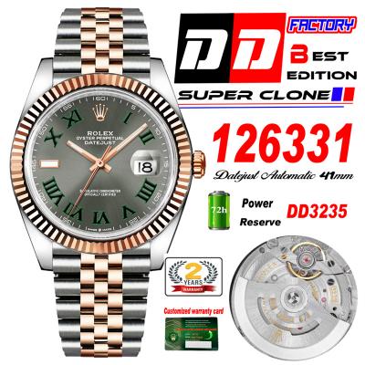 Datejust 41 126331 Wimbledon DD3235 Automatic Mens...