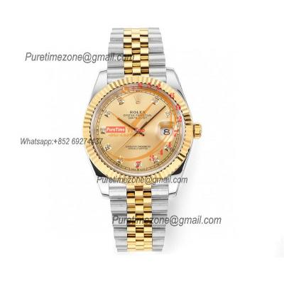 Datejust 41 126333 DD3235 Automatic Mens Watch Best Edition DDF SS/YG Gold Diamonds Dial 904L SS Jubilee Bracelet