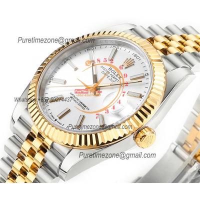 Datejust 41 126333 DD3235 Automatic Mens Watch Best Edition DDF SS/YG White Stick Dial 904L SS Jubilee Bracelet