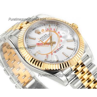 Datejust 41 126333 DD3235 Automatic Mens Watch Best Edition DDF SS/YG White Stick Dial 904L SS Jubilee Bracelet