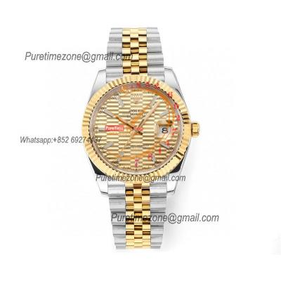 Datejust 41 126333 Wimbledon DD3235 Automatic Mens Watch Best Edition DDF SS/YG Glod Stick Dial 904L SS Jubilee Bracelet