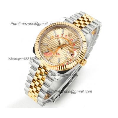 Datejust 41 126333 Wimbledon DD3235 Automatic Mens Watch Best Edition DDF SS/YG Glod Stick Dial 904L SS Jubilee Bracelet