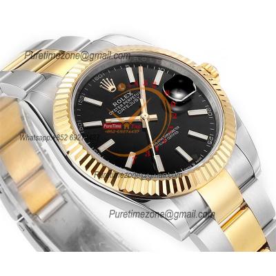 Datejust 41 126333 DD3235 Automatic Mens Watch Best Edition DDF SS/YG Black Stick Dial 904L SS Oyster Bracelet