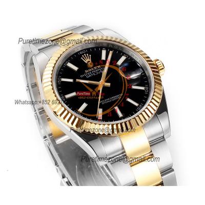 Datejust 41 126333 DD3235 Automatic Mens Watch Best Edition DDF SS/YG Black Stick Dial 904L SS Oyster Bracelet