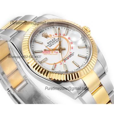 Datejust 41 126333 DD3235 Automatic Mens Watch Best Edition DDF SS/YG White Stick Dial 904L SS Oyster Bracelet