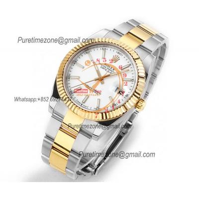 Datejust 41 126333 DD3235 Automatic Mens Watch Best Edition DDF SS/YG White Stick Dial 904L SS Oyster Bracelet