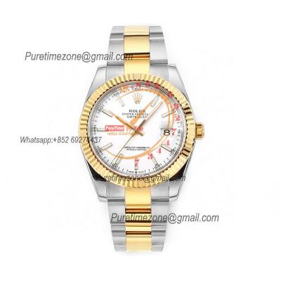 Datejust 41 126333 DD3235 Automatic Mens Watch Best Edition DDF SS/YG White Stick Dial 904L SS Oyster Bracelet