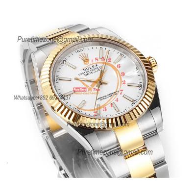 Datejust 41 126333 DD3235 Automatic Mens Watch Best Edition DDF SS/YG White Stick Dial 904L SS Oyster Bracelet