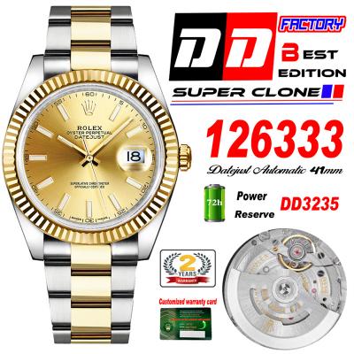 DDatejust 41 126333 DD3235 Automatic Mens Watch Be...