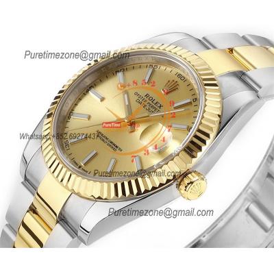 DDatejust 41 126333 DD3235 Automatic Mens Watch Best Edition DDF SS/YG Gold Stick Dial 904L SS Oyster Bracelet