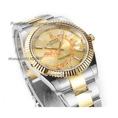 DDatejust 41 126333 DD3235 Automatic Mens Watch Best Edition DDF SS/YG Gold Stick Dial 904L SS Oyster Bracelet