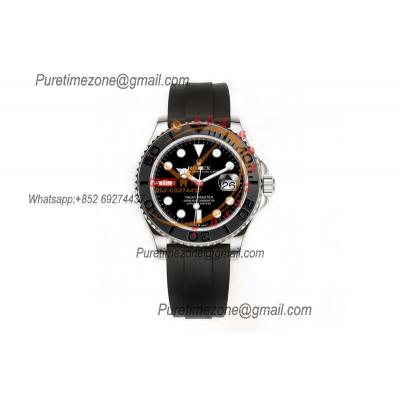 Yacht-Master 42 226659 A3235 Automatic Mens Watch Best Edition DDF 3D Ceramic Bezel Black Dial Oysterflex Strap