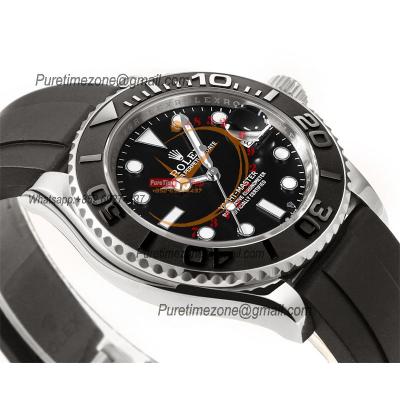 Yacht-Master 42 226659 A3235 Automatic Mens Watch Best Edition DDF 3D Ceramic Bezel Black Dial Oysterflex Strap