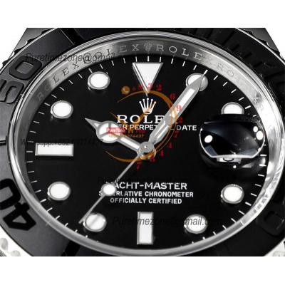 Yacht-Master 42 226659 A3235 Automatic Mens Watch Best Edition DDF 3D Ceramic Bezel Black Dial Oysterflex Strap