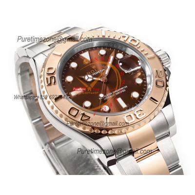 Yacht-Master 40 126621 A3235 Automatic Mens Watch Best Edition DDF SS/RG Brown Dial 904L SS Oyster Bracelet