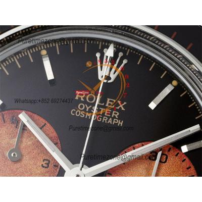 Artisans De GenèveHoney Daytona 116500 Best Edition ADGF SA4130 Autoamtic Chronograph Mens Watch Honey Black Orange Dial