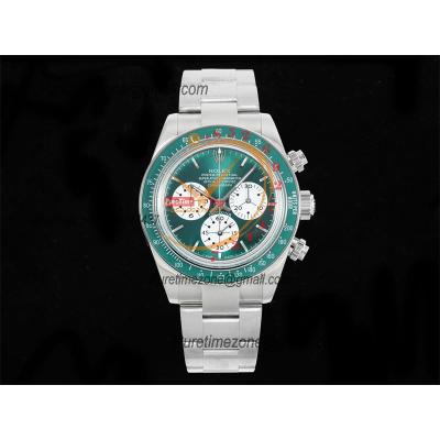 Artisans De GenèveHoney Daytona 116500 Best Edition ADGF SA4130 Autoamtic Chronograph Mens Watch Honey Green Dial 904L