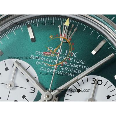 Artisans De GenèveHoney Daytona 116500 Best Edition ADGF SA4130 Autoamtic Chronograph Mens Watch Honey Green Dial 904L