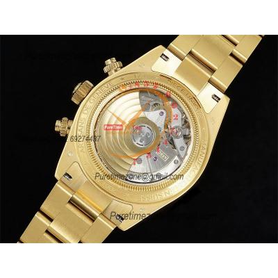 Artisans De GenèveHoney Daytona 116508 Best Edition ADGF SA4130 Autoamtic Chronograph Mens Watch YG Honey Gold Dial