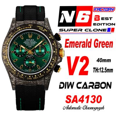 Daytona DIW Black Carbon Emerald Green SA4130 Auto...