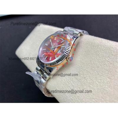 Daydate 36mm 118239 A2836 Automatic Mens Watch Best Edition BPF Cherry Stick Dial President Bracelet