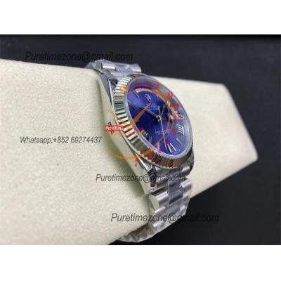 Daydate 40mm 228239 A3255 Automatic Mens Watch Best Edition BPF Blue Roman Dial President Bracelet