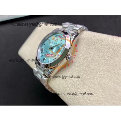 Daydate 40mm 228206 A3255 Automatic Mens Watch Best Edition BPF ICE Blue Roman Dial President Bracelet CHS