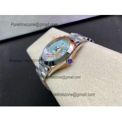 Daydate 40mm 228206 A3255 Automatic Mens Watch Best Edition BPF ICE Blue Stick Dial President Bracelet CHS