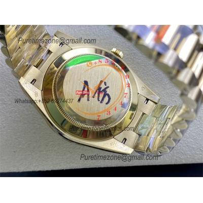 Daydate 40 228238 A3255 Automatic Mens Watch Best Edition BPF YG Gold Roman Dial President Bracelet CHS