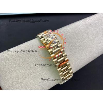 Daydate 40 228238 A3255 Automatic Mens Watch Best Edition BPF YG Gold Roman Dial President Bracelet CHS