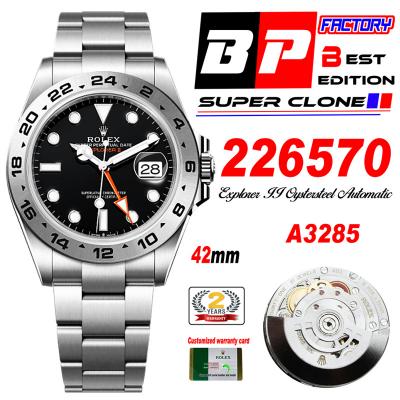 Explorer II 42mm 226570 GMT A3285 Automatic Mens W...