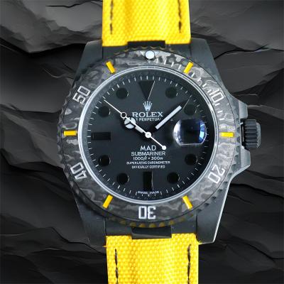 Submariner BLAKEN Forged Carbon  A3135 Automatic M...